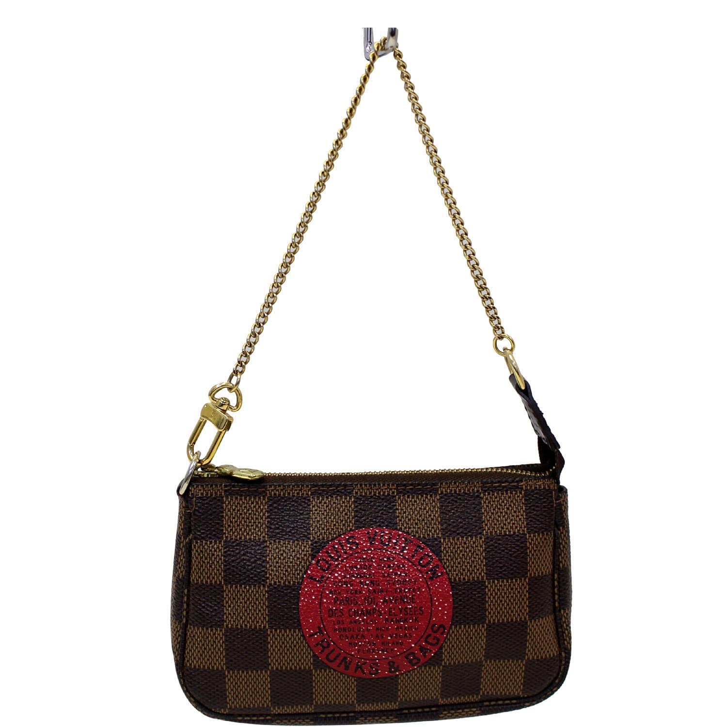 LOUIS VUITTON Trunks and Bags Damier Ebene Mini Pochette