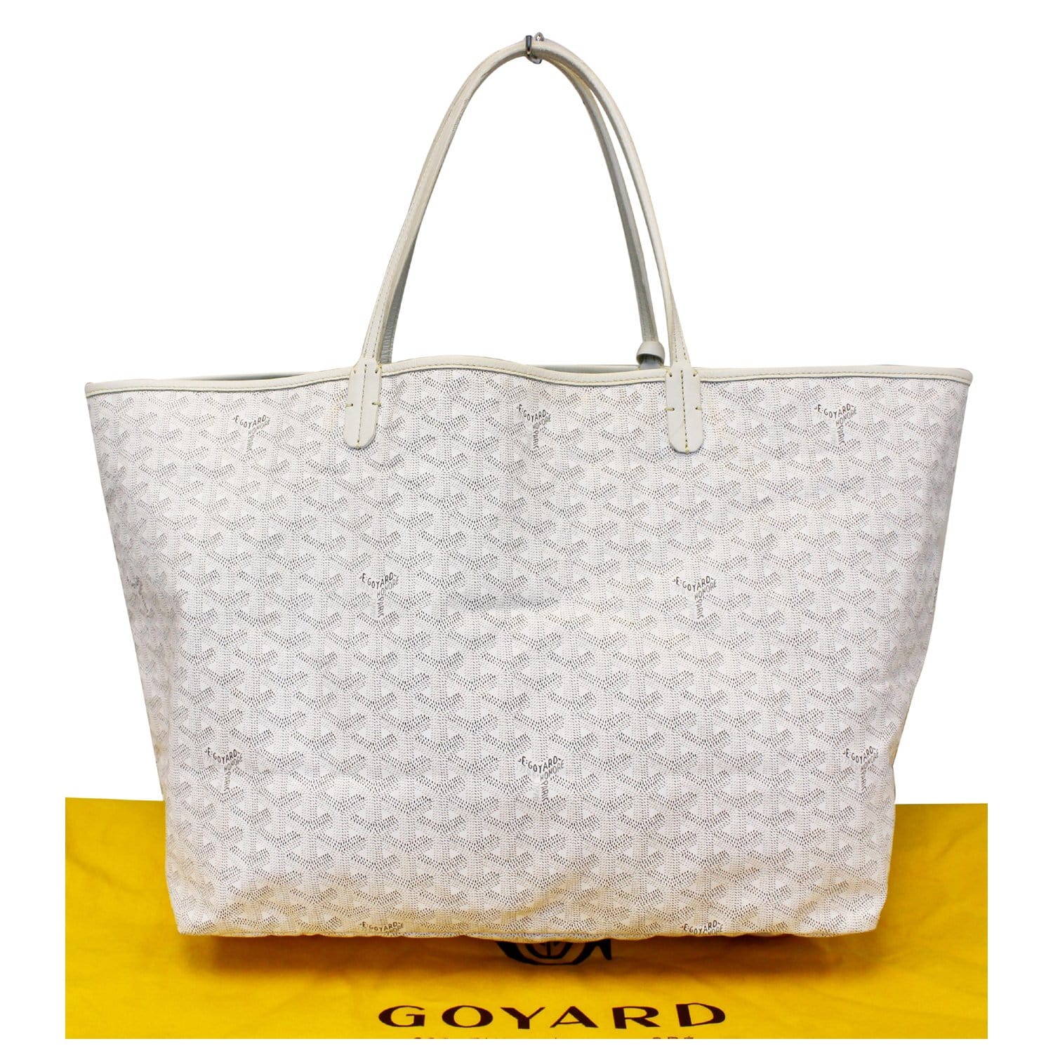 Goyard Green St Louis GM Chevron Tote Bag - Chicjoy