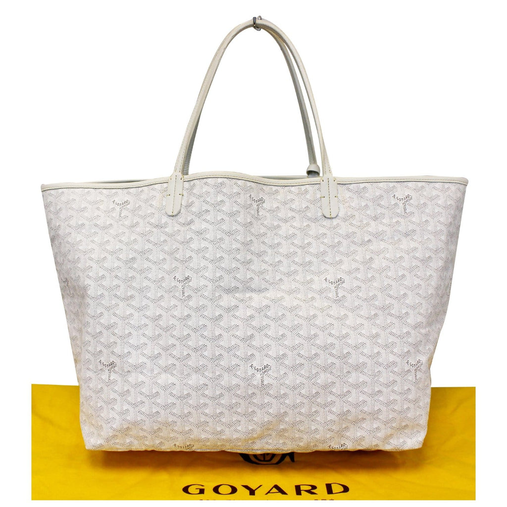 goyard white travel bag