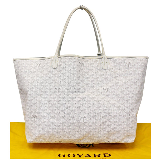 Goyard Goyardine St. Louis GM w/ Pouch - White Totes, Handbags - GOY37153