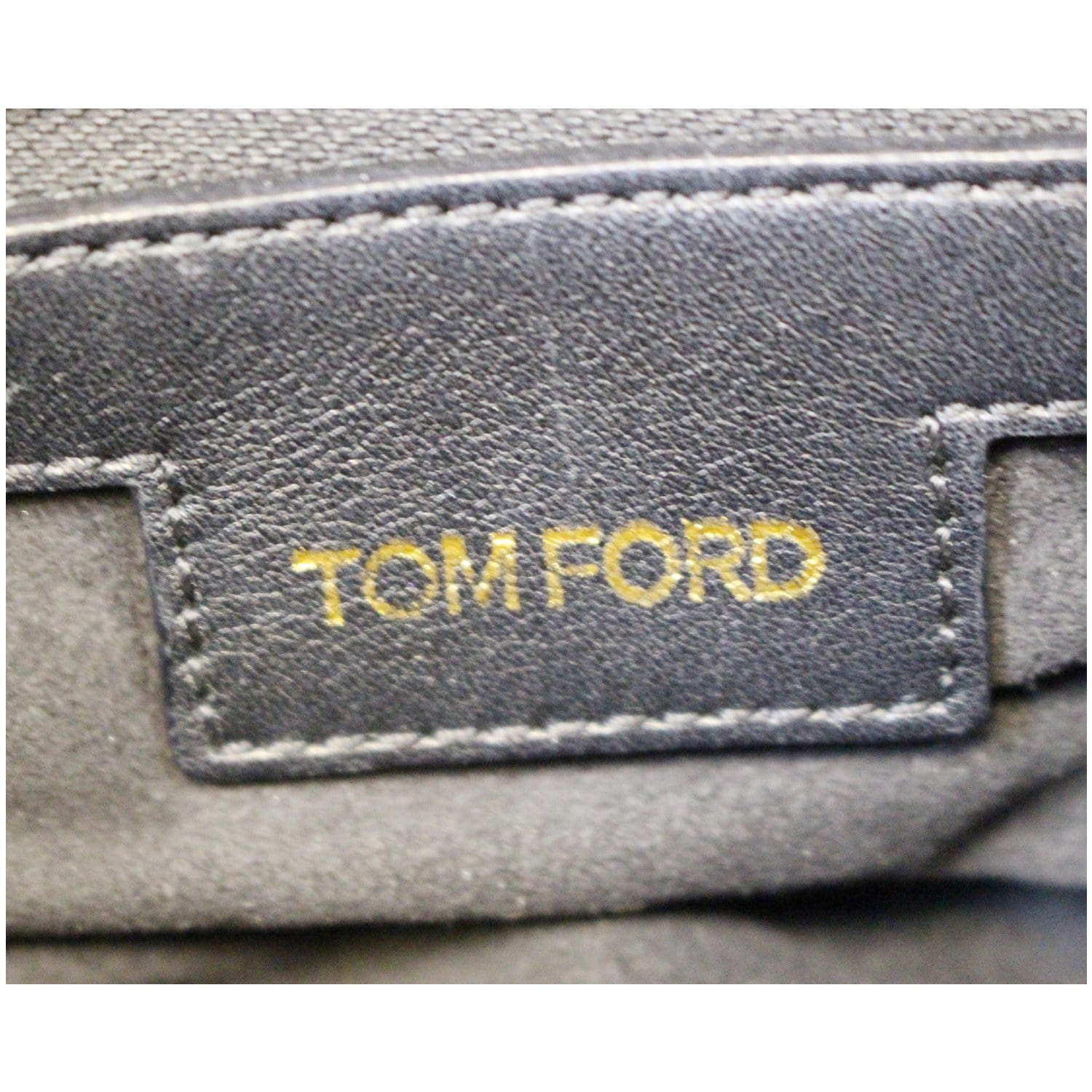 TOM FORD Jennifer Zip Medium Leather Shoulder Bag Black-US