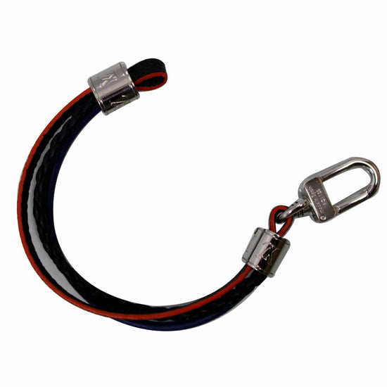 Louis Vuitton LV Treble Bracelet Damier Ebene Marron/White in Coated  Canvas/Calf Leather with Black Matte - US