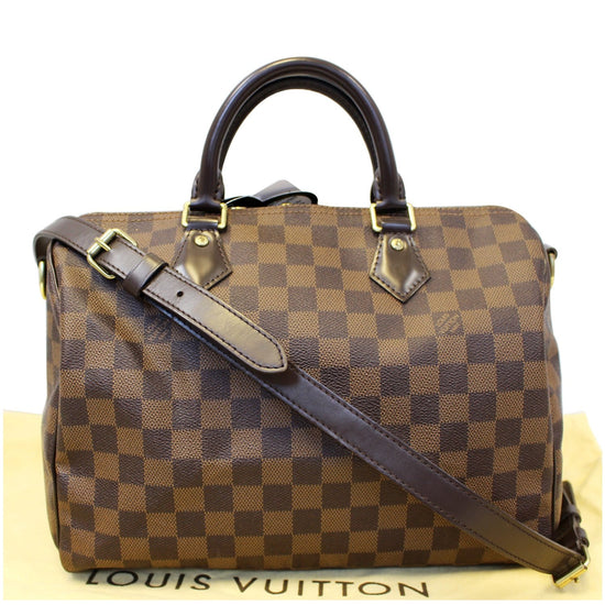 Louis Vuitton Damier Ebene Speedy Bandouliere 30 Satchel (SHF