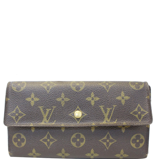 Louis Vuitton Ultra Rare Vintage Monogram Sarah Wallet Flap Porte Tresor 26LVL1125