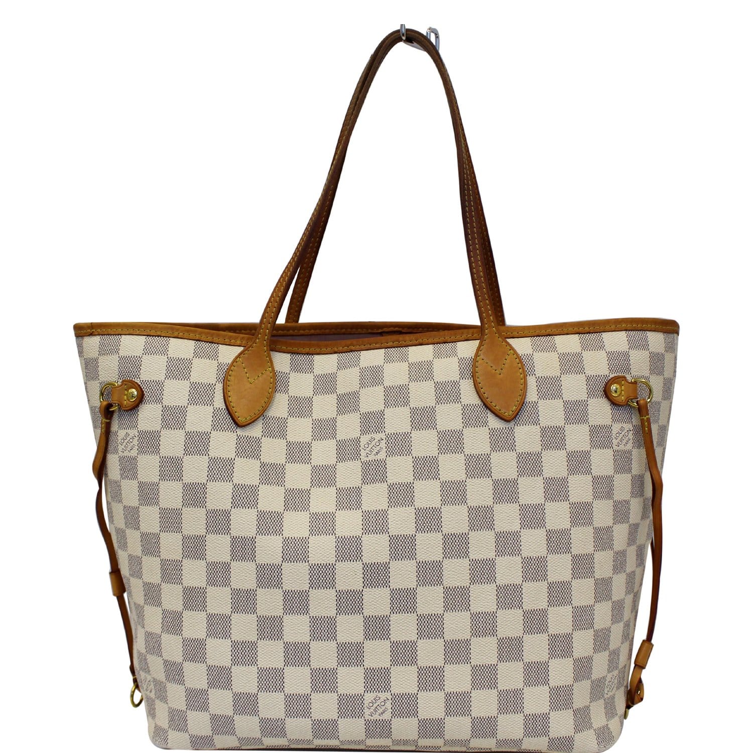 LOUIS VUITTON Neverfull GM Damier Azur Tote Shoulder Bag-US