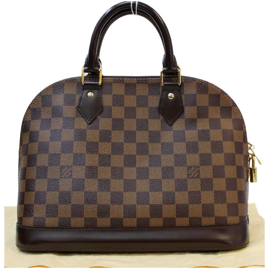 Louis Vuitton Alma PM Damier Ebene Handbag Women