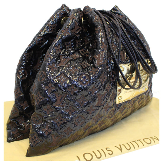 Louis Vuitton Black Monogram Vinyl Squishy Louis Vuitton