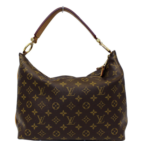 Louis Vuitton Brown Monogram Sully PM Leather Cloth ref.164457