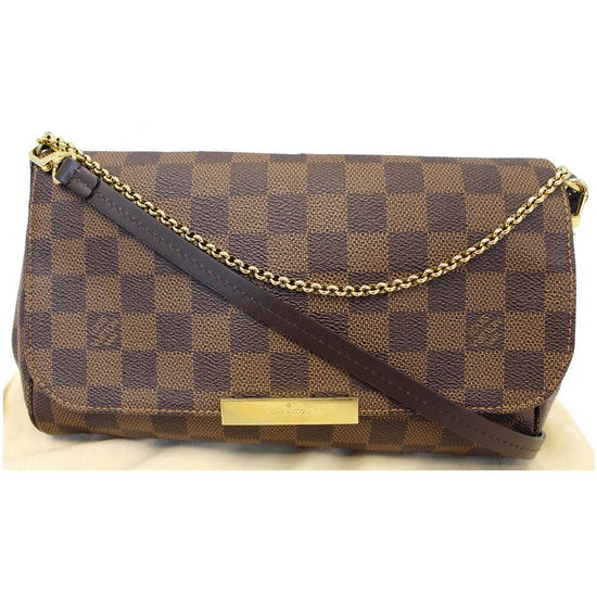 ╭♥ รีวิว Louis Vuitton Favorite Damier MM (N41129) - White