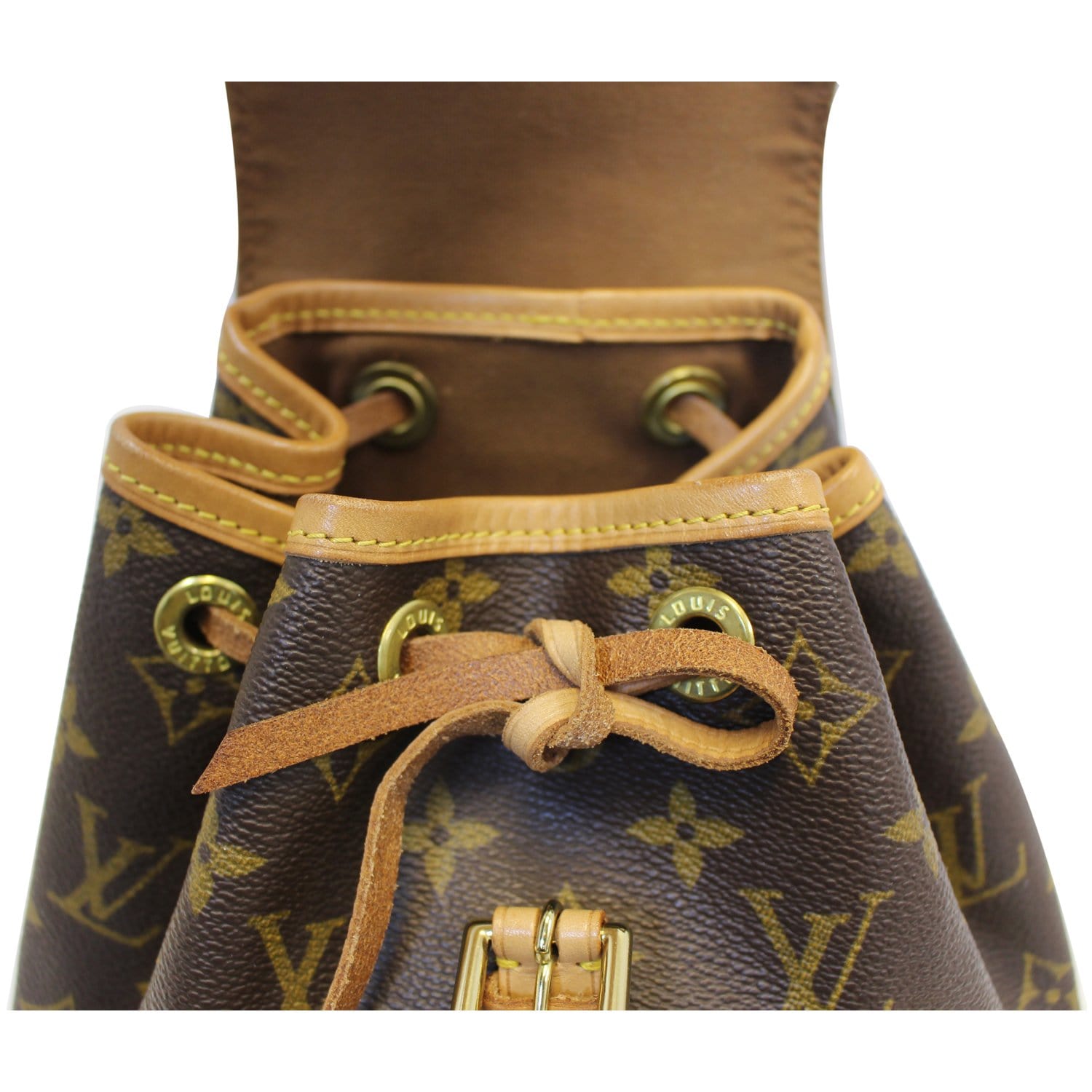 LOUIS VUITTON Mini Montsouris Monogram Canvas Backpack Bag-US