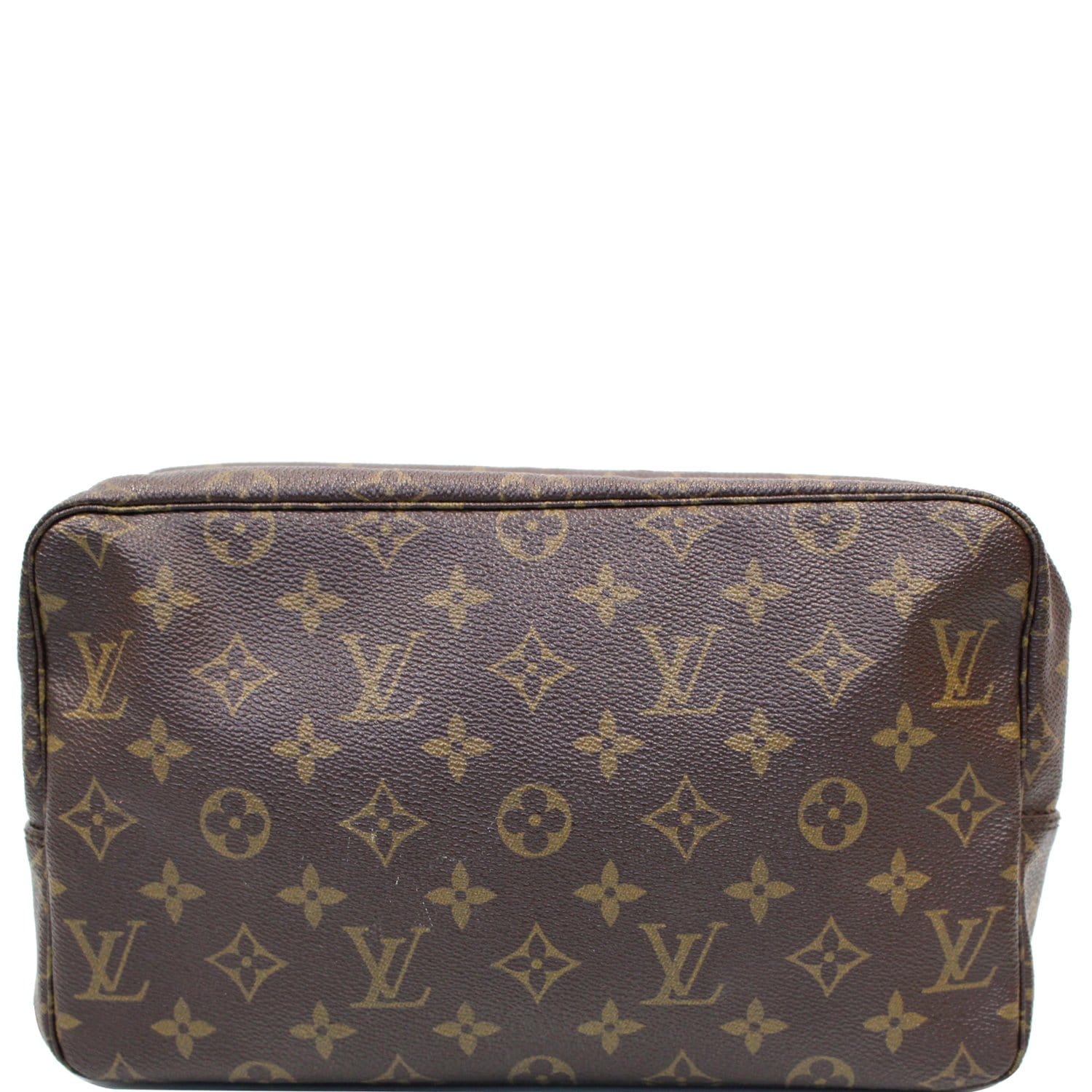 Louis Vuitton Trousse 23 Brown Monogram Canvas Makeup Bag