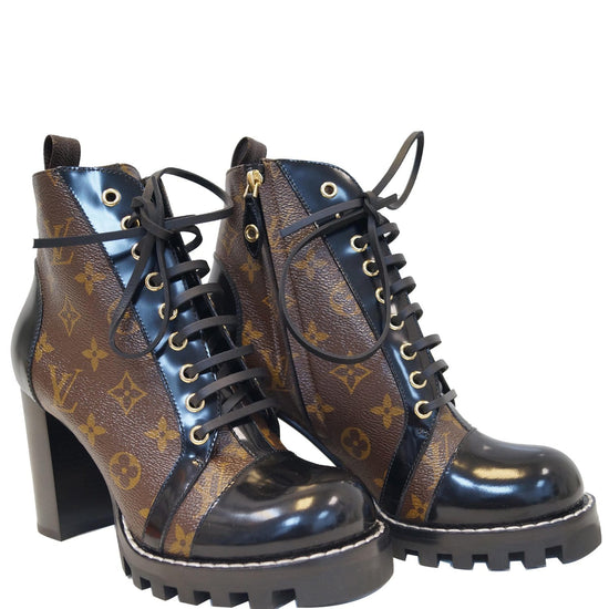 Louis Vuitton Monogram Canvas Star Trail Ankle Boots - Size 8 / 38 in 2023