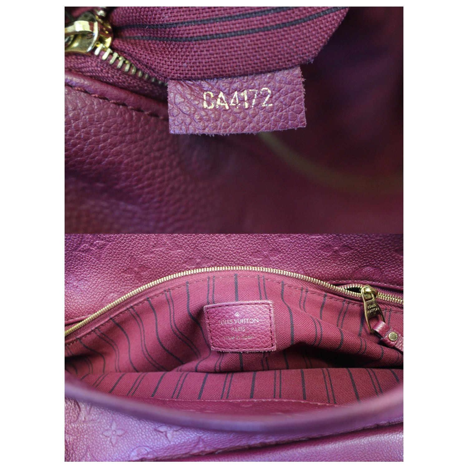 LOUIS VUITTON Metis Monogram Empreinte Hobo Bag Purple-US