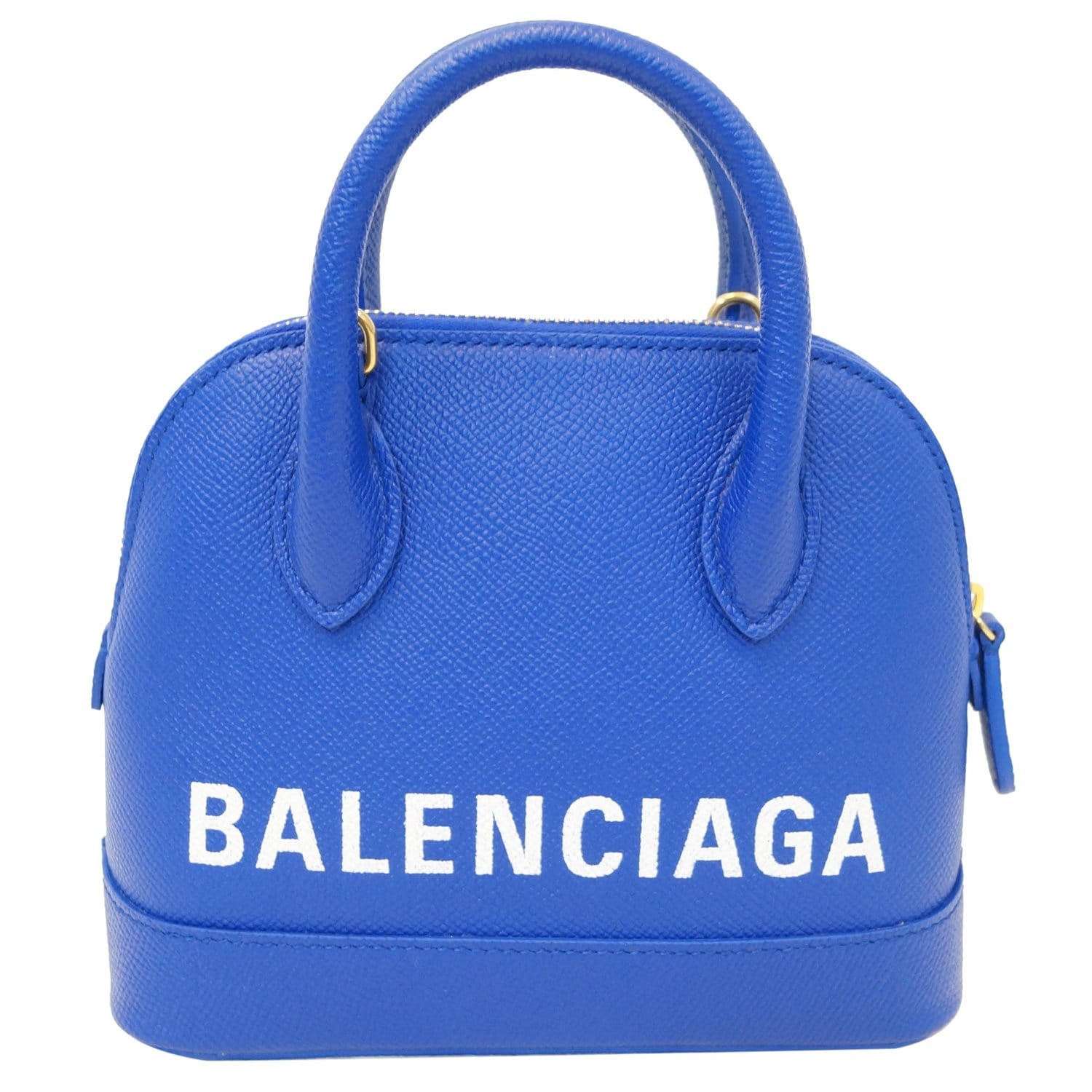 3D model Balenciaga Ville Top Handle XXS Bag Blue Crocodile VR
