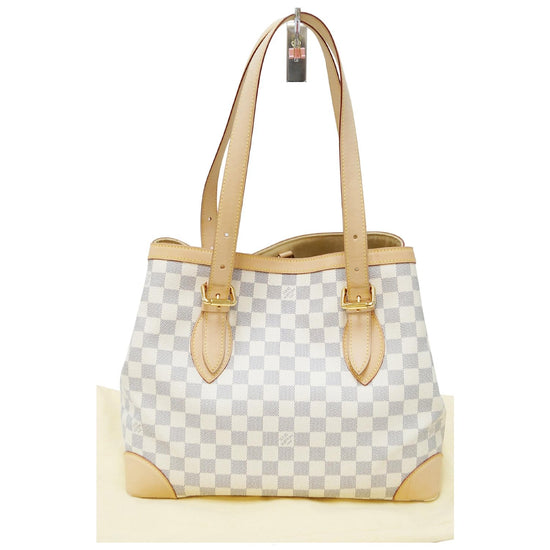 Louis Vuitton Damier Azur Hampstead MM Tote (SHF-21018) – LuxeDH