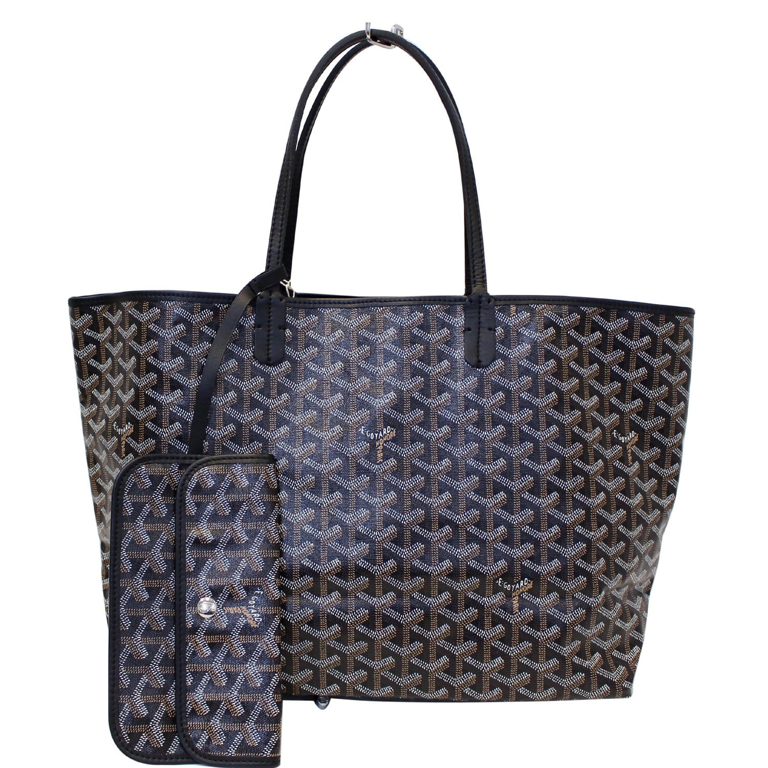 Goyard 2000s Junior Saint Louis Mini Black Tote · INTO