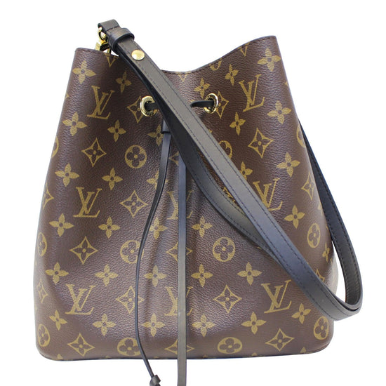 Louis Vuitton RARE Limited Edition Black and White Damier Canvas NeoNoe Bag  For Sale at 1stDibs