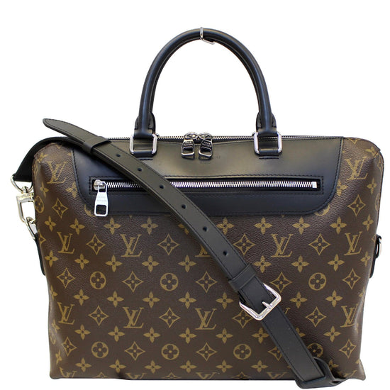 Louis Vuitton Porte Documents Jour Monogram Macassar Office Bag Review 