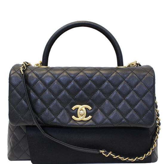 Coco handle leather handbag Chanel Black in Leather - 36656280