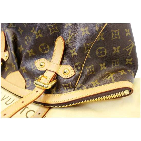 Louis Vuitton Monogram Canvas GM Leather Tote Tivoli Shoulder Bag Lv-0602n-0016