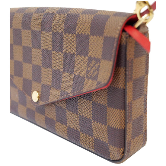 Louis Vuitton Pochette Felicie With Inserts Brown Damier Ébène Canvas -  MyDesignerly