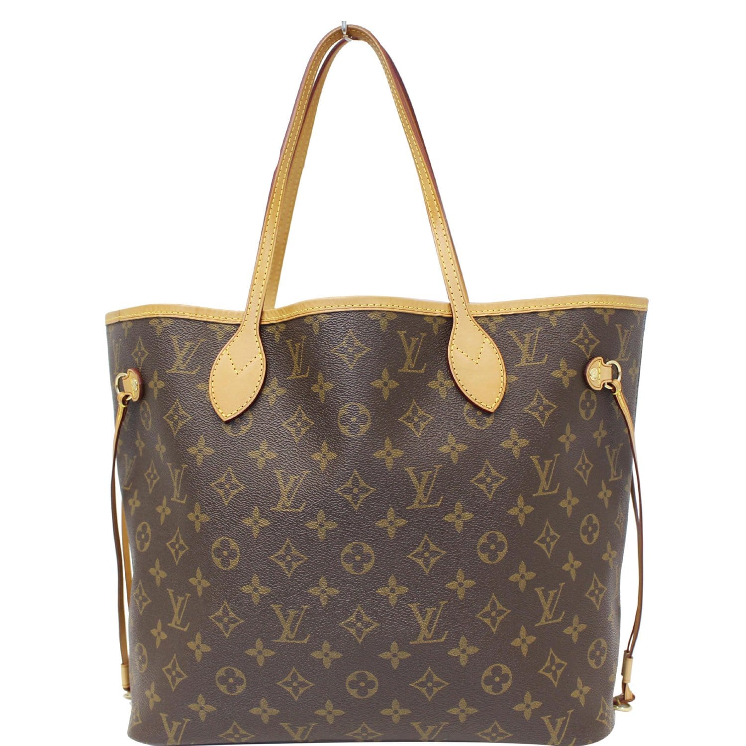 Louis Vuitton Neverfull GM Monogram Canvas Tote Bag with yellow interior