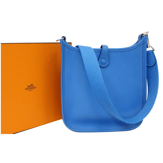 Hermes Evelyne I Taurillon Clemence TPM Blue Zanzibar - US