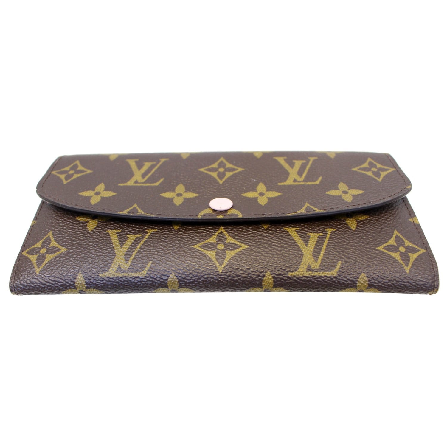 LOUIS VUITTON Emilie Monogram Canvas Wallet Rose Ballerine-US