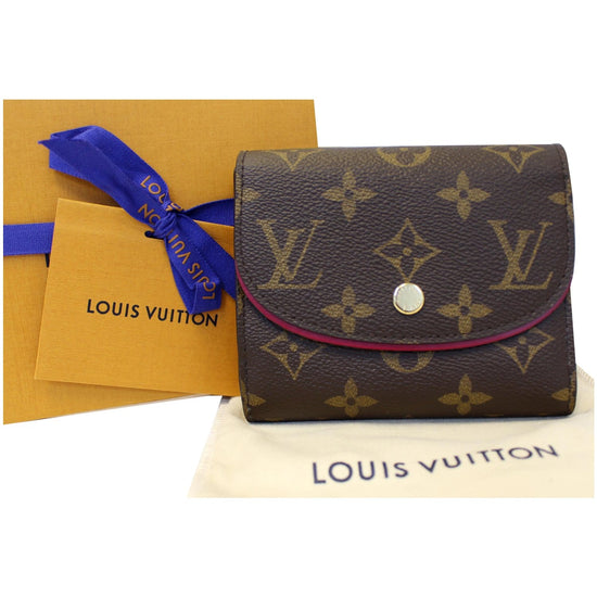 Louis Vuitton Wallet Portefeuille Double V Compact Noir Black X Brown Mini Trifold  Women's Monogram Auction