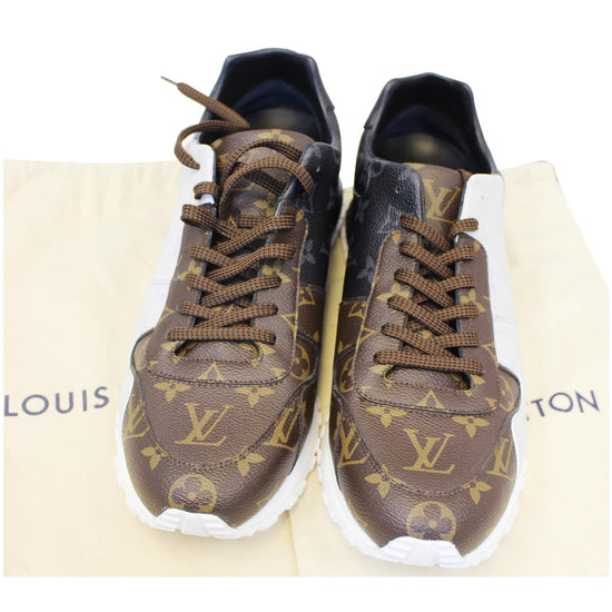 Louis Vuitton Run Away Monogram Sneakers Size 11 US