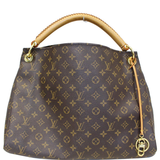 Artsy leather handbag Louis Vuitton Blue in Leather - 30275462