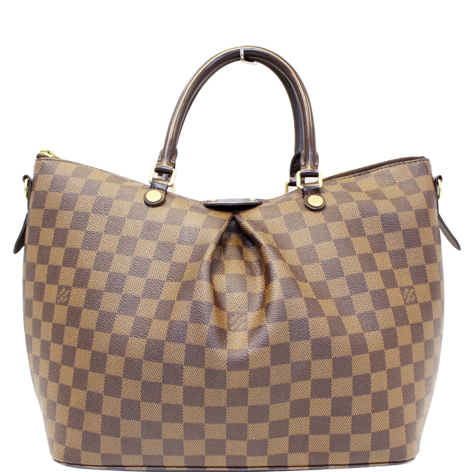 LOUIS VUITTON Siena GM Damier Ebene Shoulder Bag Brown-US