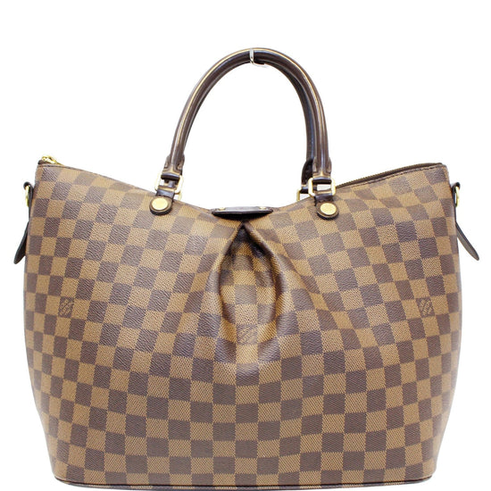 Siena leather handbag Louis Vuitton Brown in Leather - 24565399