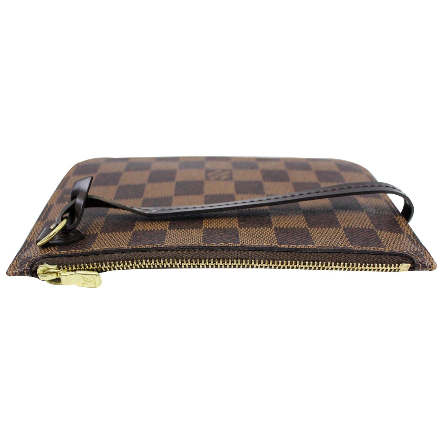 LOUIS VUITTON Damier Ebene Neverfull PM Pochette Wristlet-US