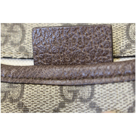 GUCCI GG Supreme Canvas Belt Waist Bag Brown/Beige 493930-US