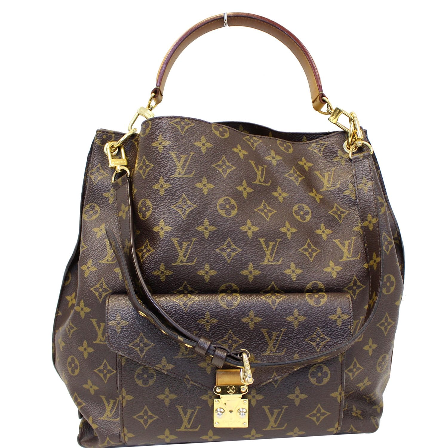 LOUIS VUITTON Metis Hobo Monogram Canvas Shoulder Bag Brown-US