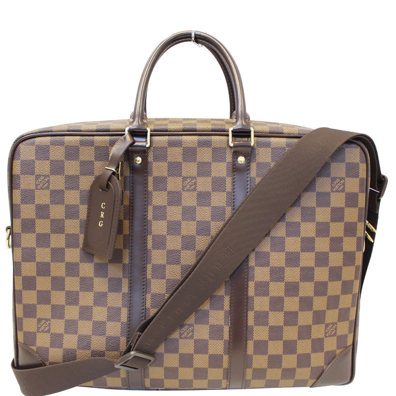 Louis Vuitton 2008 Pre-owned Porte Documents Voyage Laptop Bag - Brown