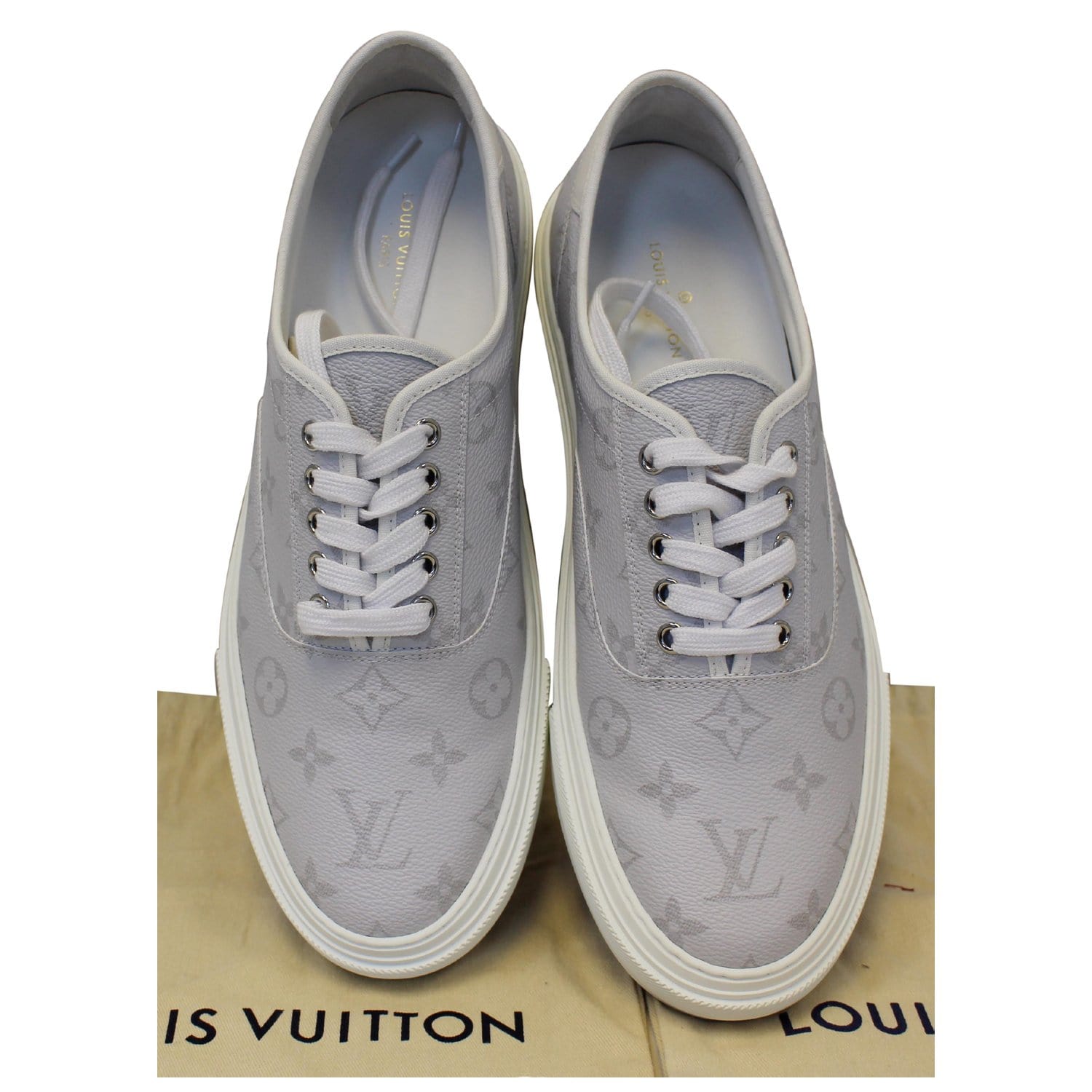 louis vuitton white and black sneakers