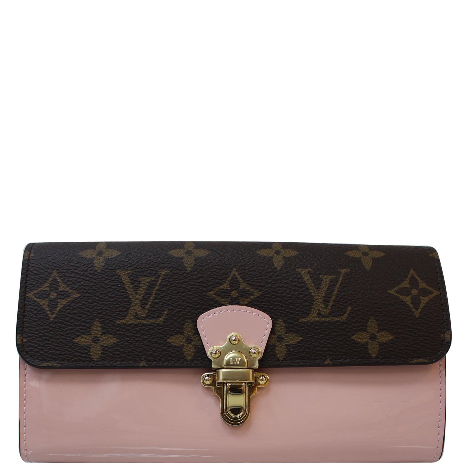 Louis Vuitton Monogram Compact Cherrywood Wallet with Rose Ballerine - A  World Of Goods For You, LLC