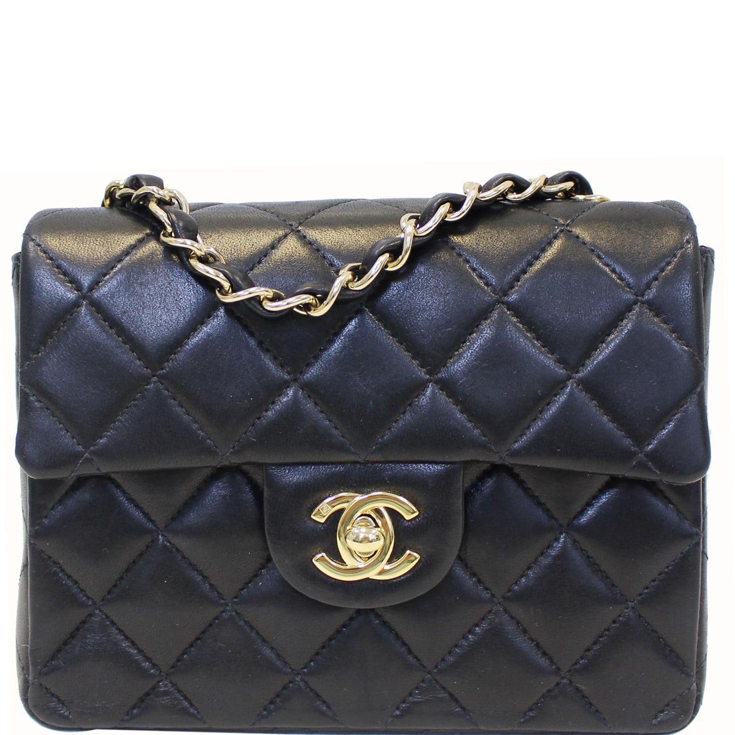 Chanel+Black+Calfskin+Small+Flap+Bag for sale online