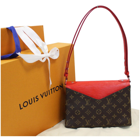 Louis Vuitton Saint Michel Bag in Monogram Canvas and Epi Leather – Byrd  Designer Consignment