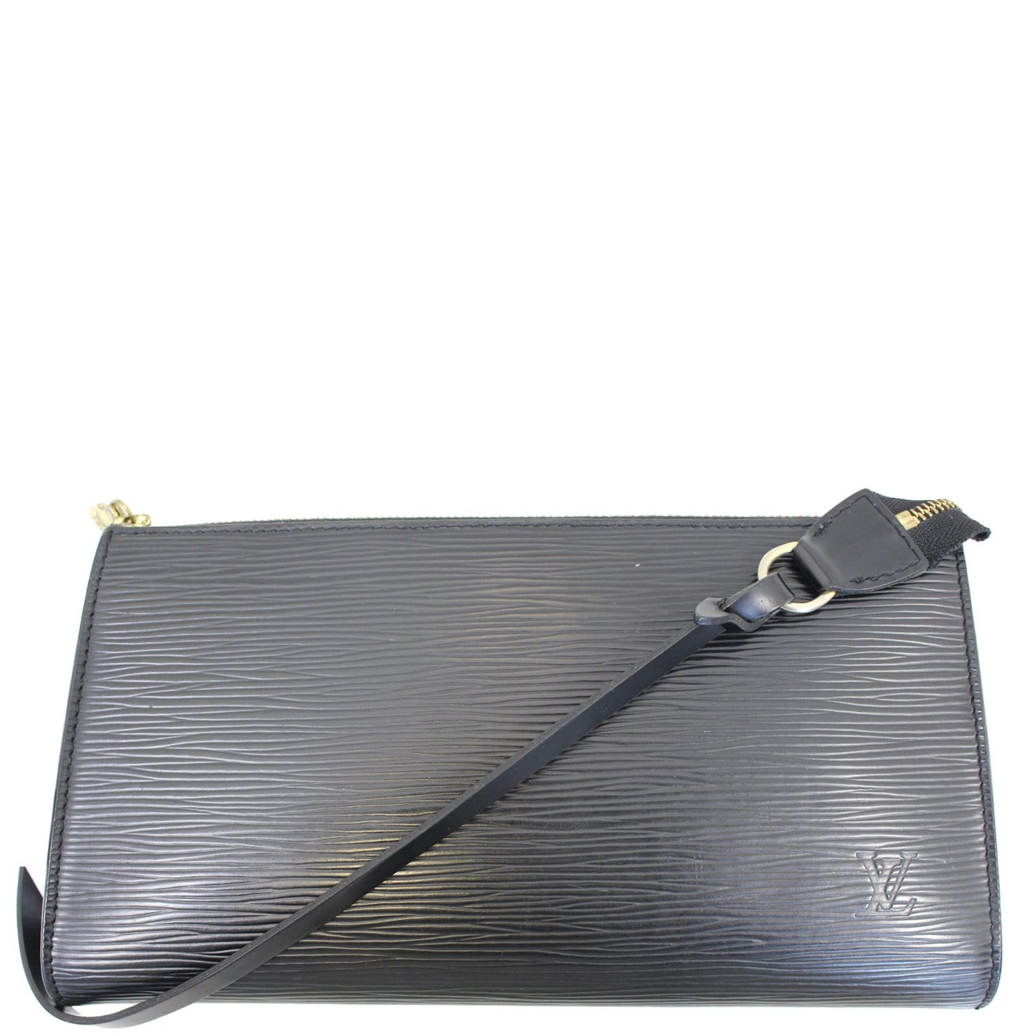 Louis Vuitton Pochette Accessoires Pouch in Black Epi Leather