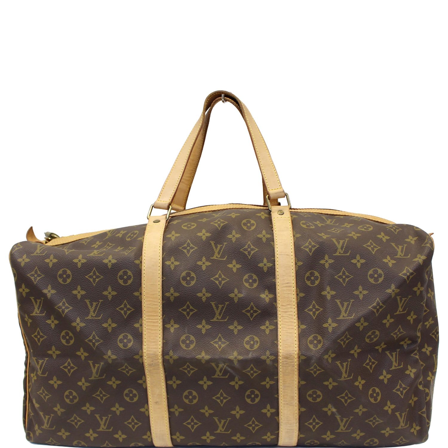 LOUIS VUITTON Monogram Canvas Sac Souple 45 Boston Bag