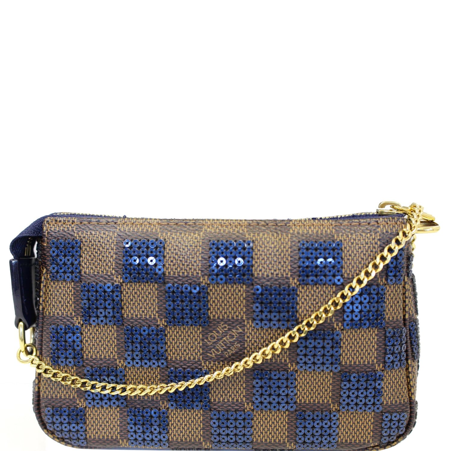 Louis Vuitton Louis Vuitton Mini Pochette Accessoires Blue Idylle