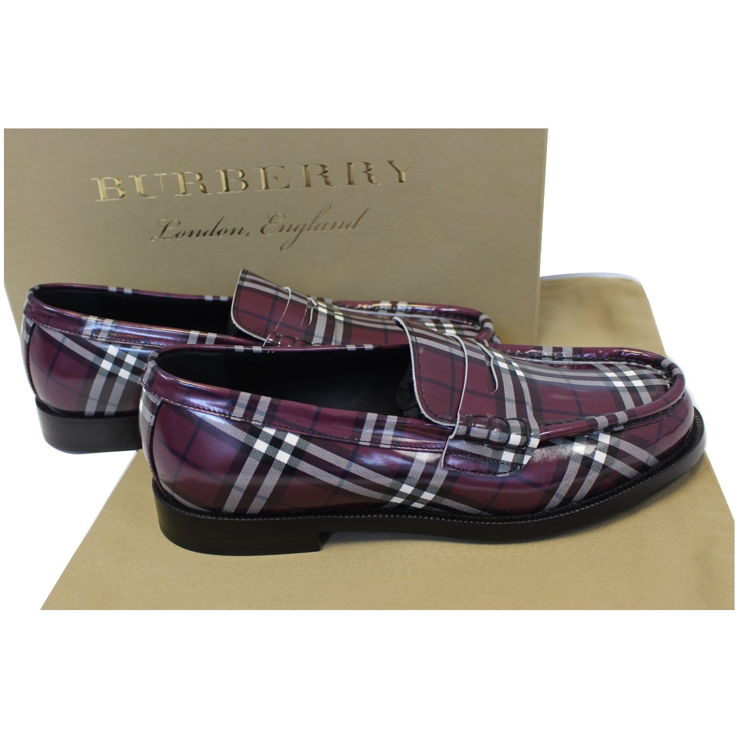 gosha burberry loafers