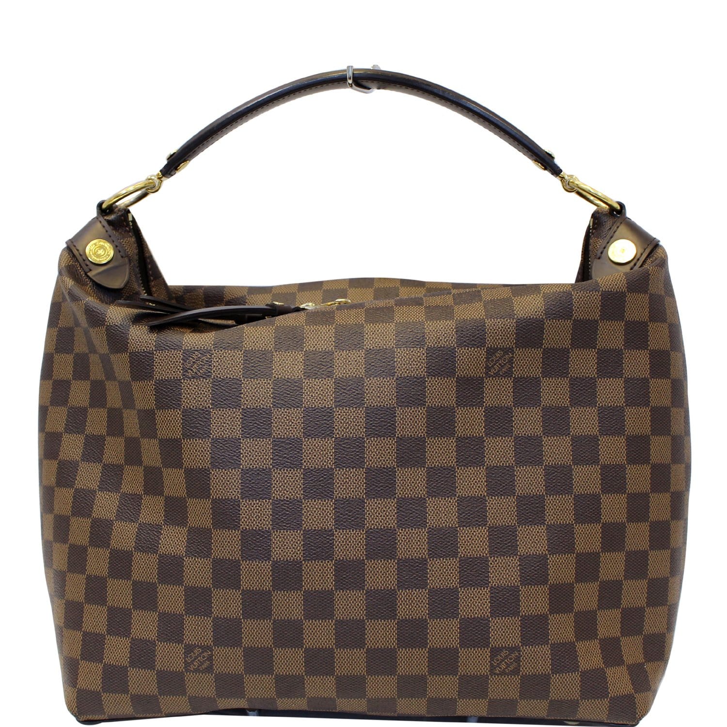 LOUIS VUITTON DUOMO HOBO DAMIER EBENE SHOULDER BAG BROWN-TT3371-SOLD 