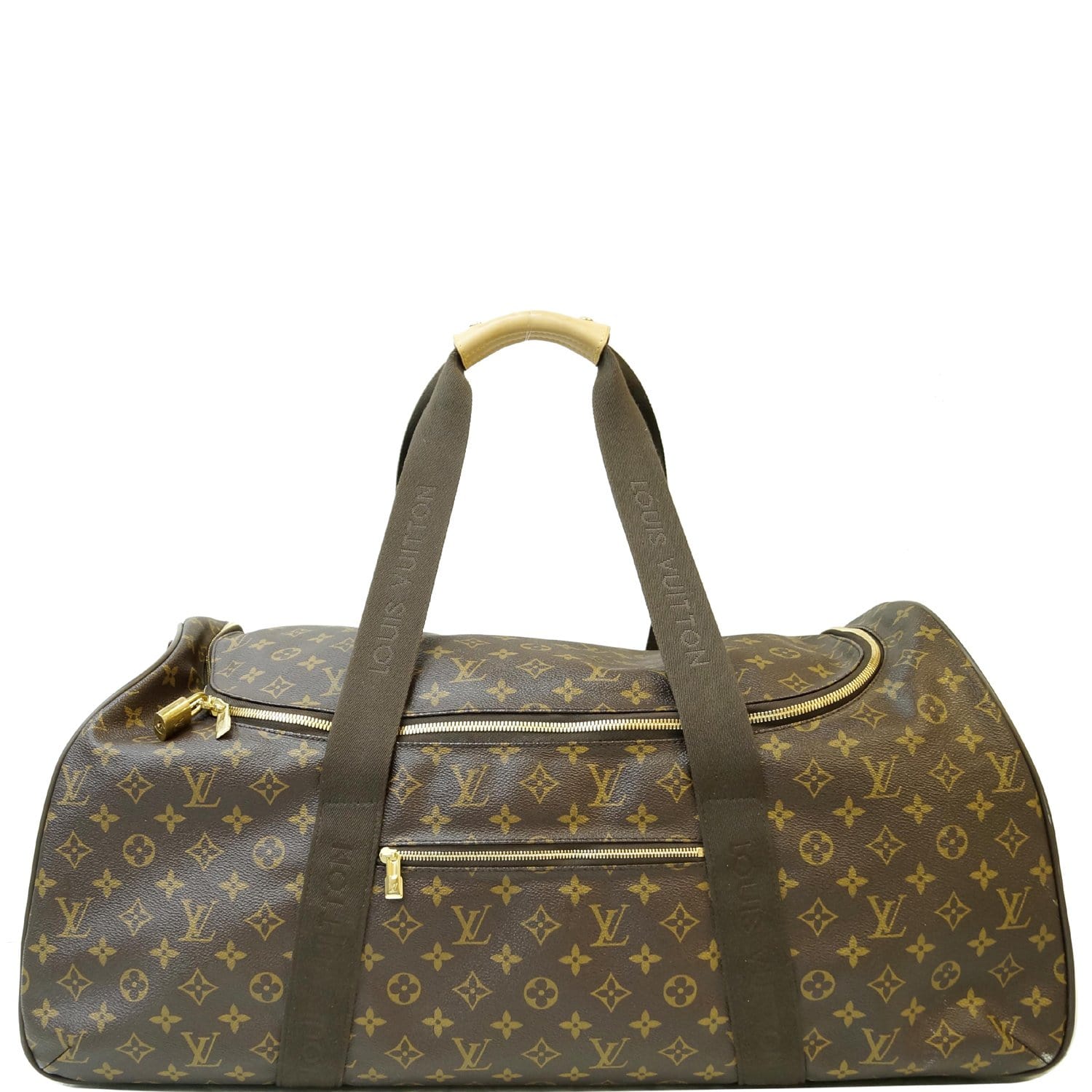 Luggage Louis Vuitton Monogram Brown Neo Eole 55 Rolling Convertable Duffle
