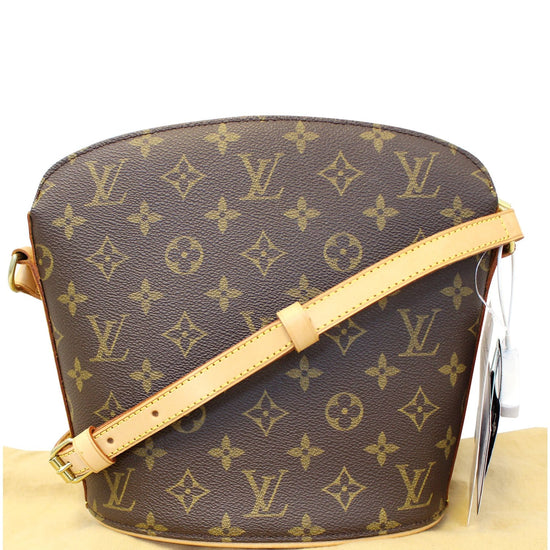 Drouot leather crossbody bag Louis Vuitton Brown in Leather - 35616506