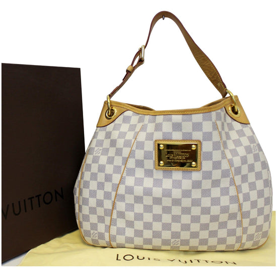 Louis Vuitton Galliera PM White Damier Azur Shoulder Tote Bag at 1stDibs   louis vuitton bags, white louis vuitton damier print, damier azur galliera  pm