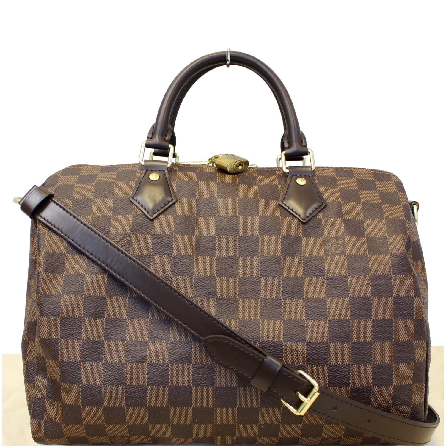 LOUIS VUITTON Speedy 30 Bandouliere Damier Ebene Shoulder Bag-US